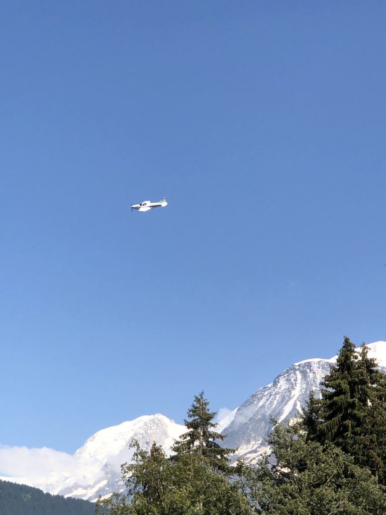 survol massif du mont blanc